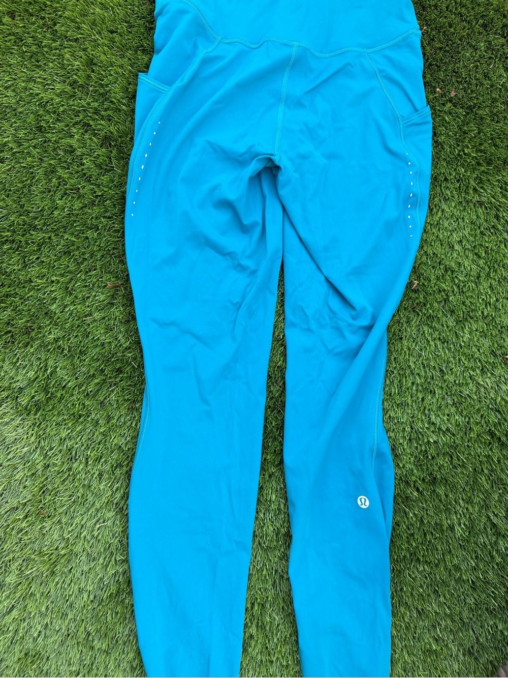 lululemon athletica Turquoise Performance Leggings